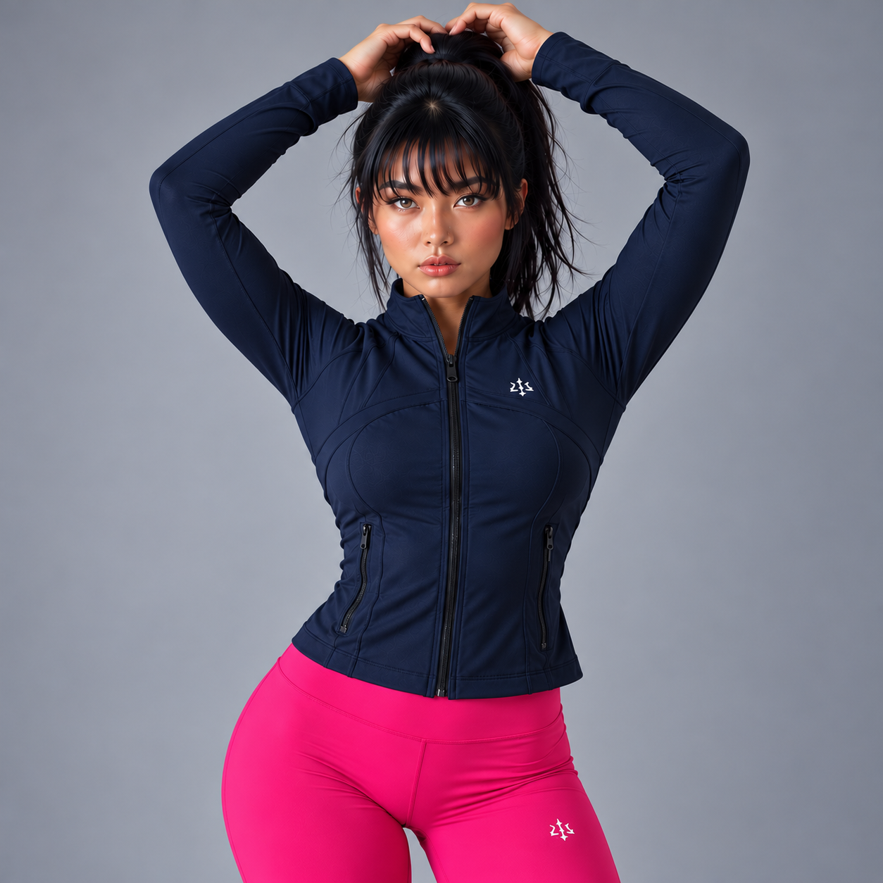 Short Fitted Hoop Jumper